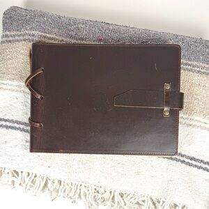 Handmade Leather Bound Journal | Rustic Artisan Sketchbook Notebook